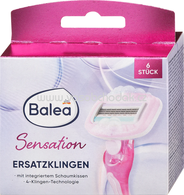Balea Rasierklingen Sensation, 6 St Balea Rasierklingen Sensation, 6 St