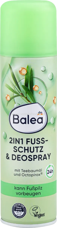 Balea 2in1 Fußschutz & Deo Spray, 200 ml Balea 2in1 Fußschutz & Deo Spray, 200 ml