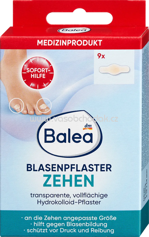 Balea Blasenpflaster Zehen, 9 St Balea Blasenpflaster Zehen, 9 St
