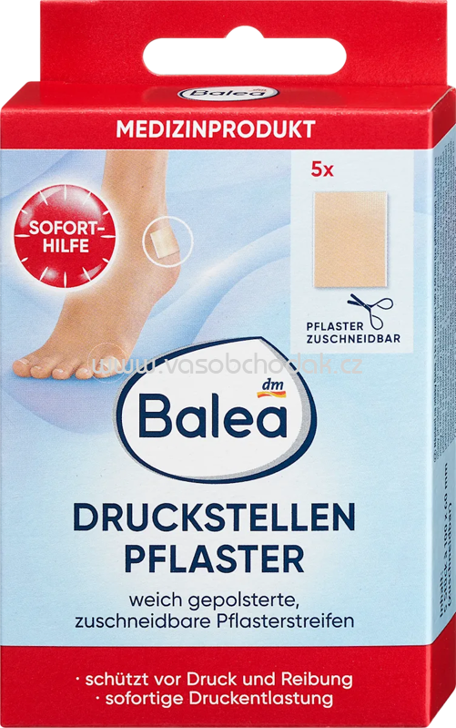 Balea Druckstellen Pflaster, 5 St Balea Druckstellen Pflaster, 5 St