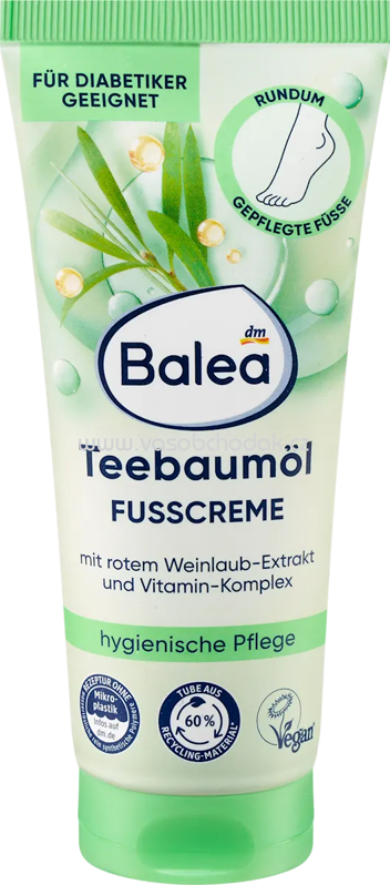 Balea Fußcreme Teebaumöl, 100 ml Balea Fußcreme Teebaumöl, 100 ml