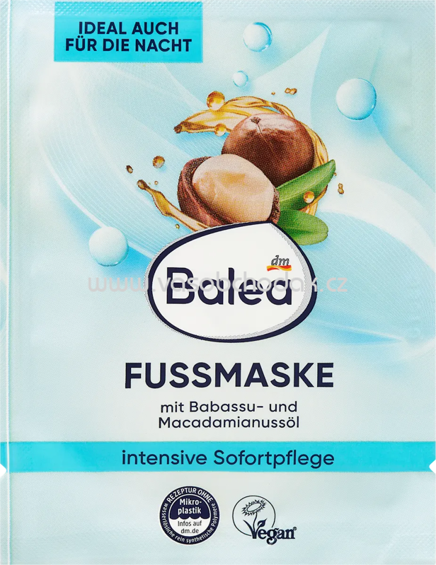 Balea Fußmaske mit Babassu- & Macadamianussöl, 15 ml Balea Fußmaske mit Babassu- & Macadamianussöl, 15 ml