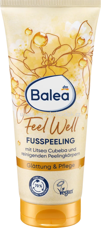 Balea Fußpeeling Feel Well Litsea Cubeba, 100 ml Balea Fußpeeling Feel Well Litsea Cubeba, 100 ml