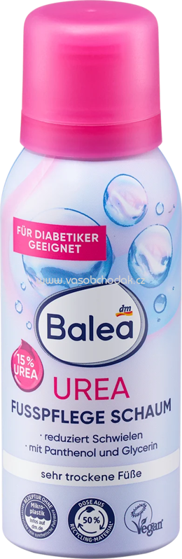 Balea Fußpflegeschaum Urea, 100 ml Balea Fußpflegeschaum Urea, 100 ml