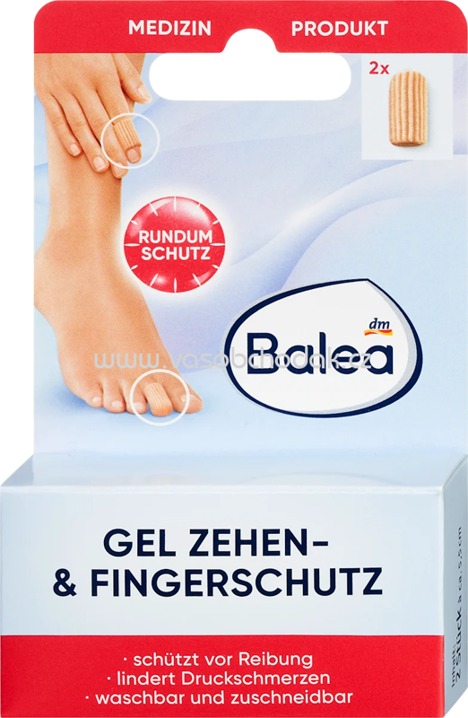 Balea Gel Zehen- & Fingerschutz, 2 St Balea Gel Zehen- & Fingerschutz, 2 St