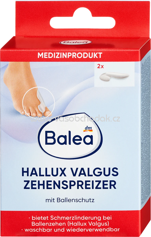 Balea Hallux Valgus Zehenspreizer mit Ballenschutz, 2 St Balea Hallux Valgus Zehenspreizer mit Ballenschutz, 2 St