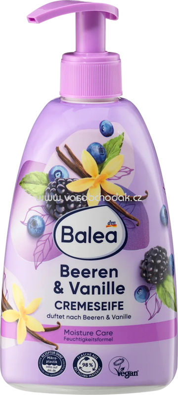 Balea Cremeseife Beeren & Vanille, 500 ml