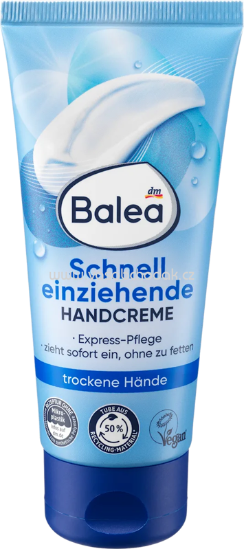 Balea Handcreme schnell einziehend, trockene Haut, 100 ml Balea Handcreme schnell einziehend, trockene Haut, 100 ml