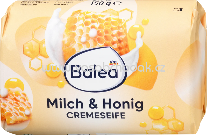 Balea Seifenstück, Cremeseife Milch & Honig, 150 g Balea Seifenstück, Cremeseife Milch & Honig, 150 g