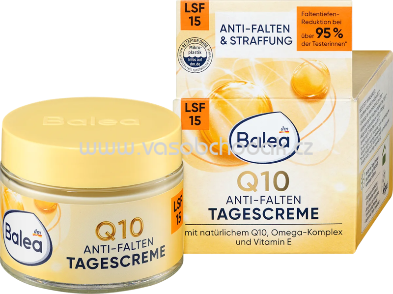 Balea Anti Falten Gesichtscreme Q10 LSF 15, 50 ml Balea Anti Falten Gesichtscreme Q10 LSF 15, 50 ml