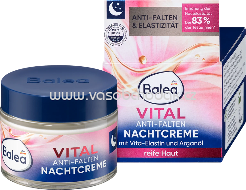Balea Anti Falten Nachtcreme Vital, 50 ml Balea Anti Falten Nachtcreme Vital, 50 ml