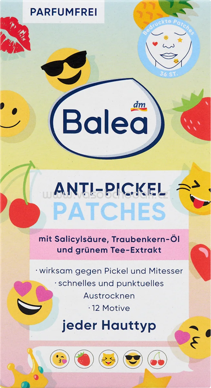 Balea Anti Pickel Patches bedruckt, 36 St Balea Anti Pickel Patches bedruckt, 36 St