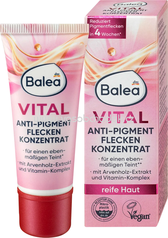 Balea Anti Pigmentflecken Konzentrat Vital, 20 ml Balea Anti Pigmentflecken Konzentrat Vital, 20 ml