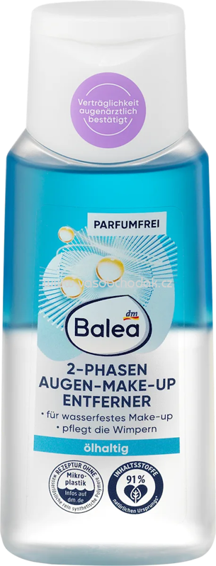 Balea Augen Make-up Entferner 2-Phasen, 100 ml Balea Augen Make-up Entferner 2-Phasen, 100 ml
