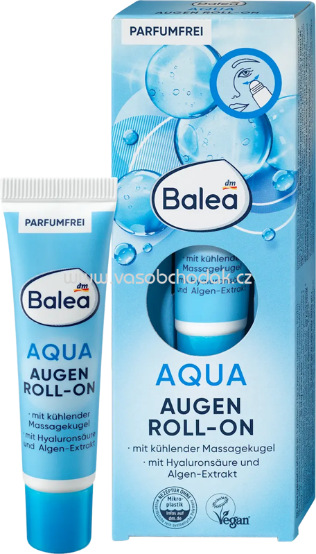 Balea Augencreme Aqua Augen Roll-On, 15 ml Balea Augencreme Aqua Augen Roll-On, 15 ml