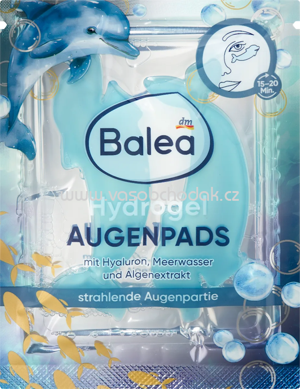 Balea Augenpads Hydrogel Delfin, 1 Paar, 2 St Balea Augenpads Hydrogel Delfin, 1 Paar, 2 St