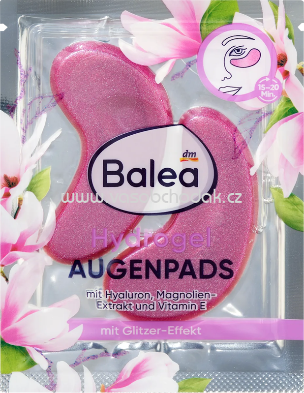 Balea Augenpads Hydrogel Glitzer, 1 Paar, 2 St Balea Augenpads Hydrogel Glitzer, 1 Paar, 2 St