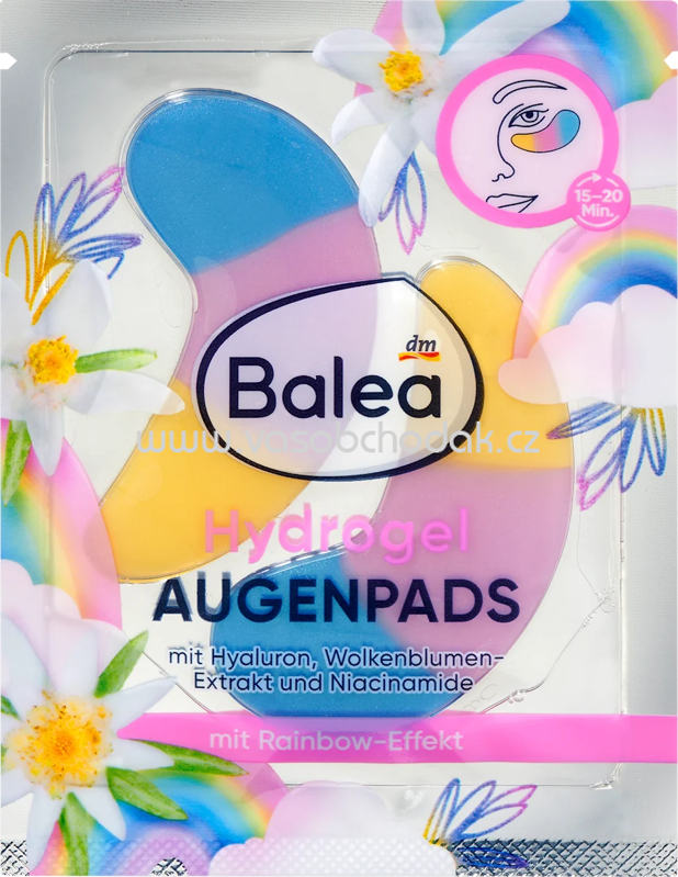 Balea Augenpads Hydrogel Rainbow, 1 Paar, 2 St Balea Augenpads Hydrogel Rainbow, 1 Paar, 2 St