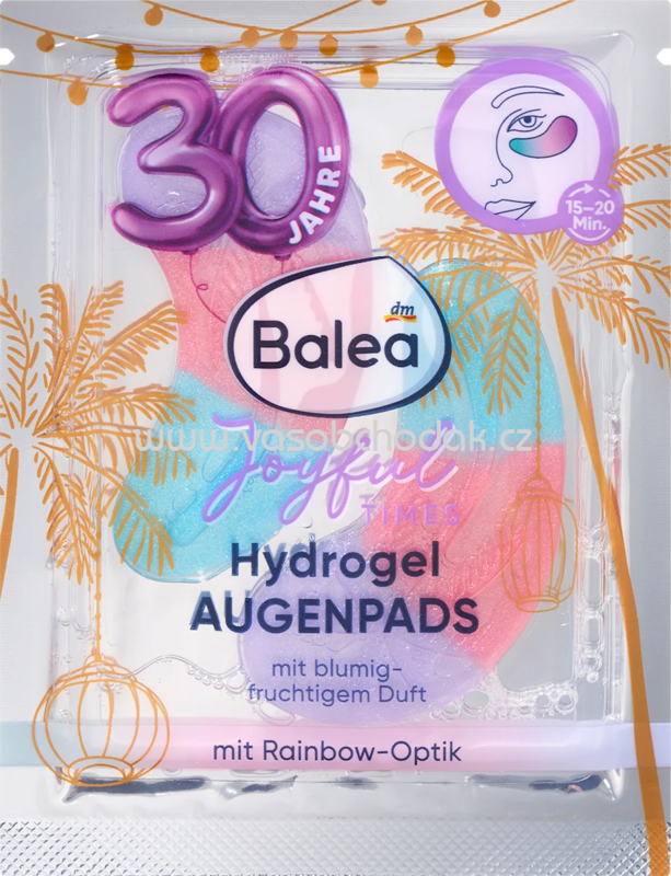 Balea Augenpads Joyful Times 30 Jahre 1 Paar, 2 St Balea Augenpads Joyful Times 30 Jahre 1 Paar, 2 St
