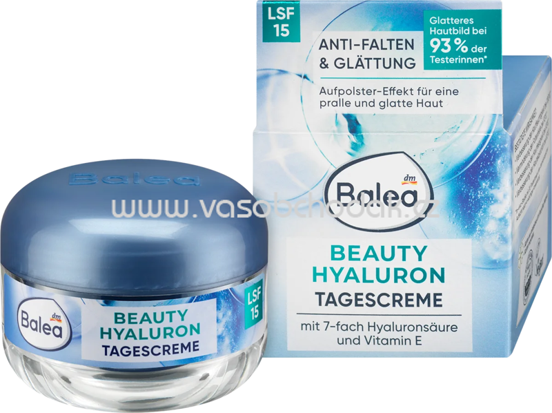 Balea Gesichtscreme Anti Falten Beauty Hyaluron LSF 15, 50 ml Balea Gesichtscreme Anti Falten Beauty Hyaluron LSF 15, 50 ml
