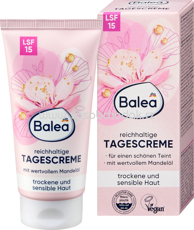 Balea Gesichtscreme reichhaltig LSF 15, 50 ml Balea Gesichtscreme reichhaltig LSF 15, 50 ml