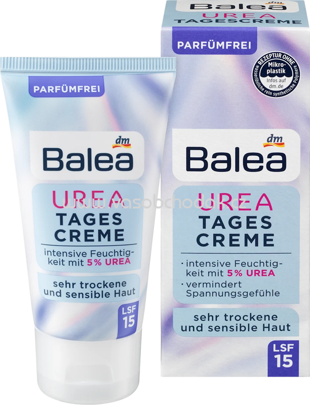 Balea Gesichtscreme Urea LSF 15, 50 ml