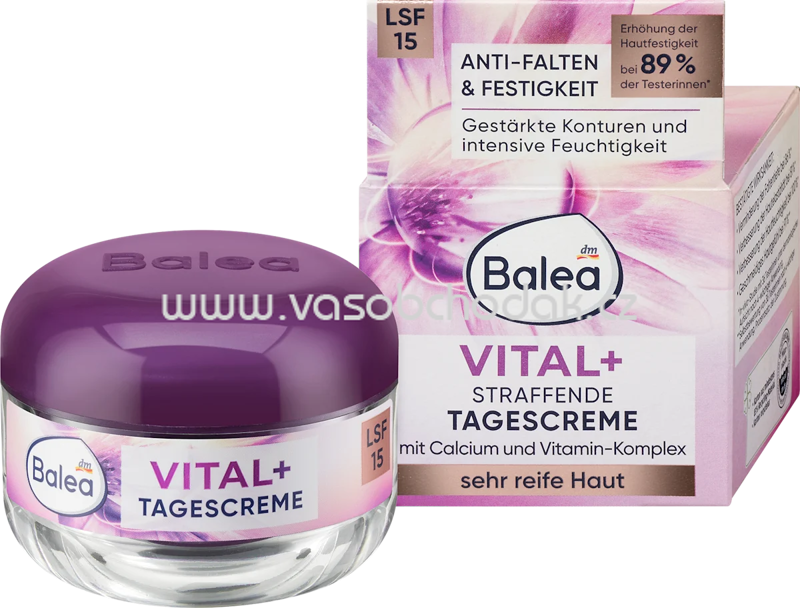 Balea Gesichtscreme Vital + straffend LSF 15, 50 ml Balea Gesichtscreme Vital + straffend LSF 15, 50 ml