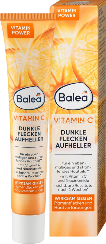 Balea Gesichtscreme Vitamin C Dunkle Flecken Aufheller, 50 ml Balea Gesichtscreme Vitamin C Dunkle Flecken Aufheller, 50 ml