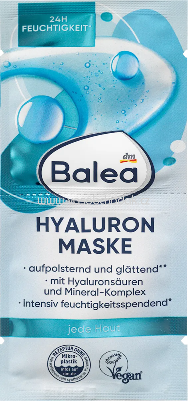 Balea Gesichtsmaske Hyaluron, 2x8 ml, 16 ml
