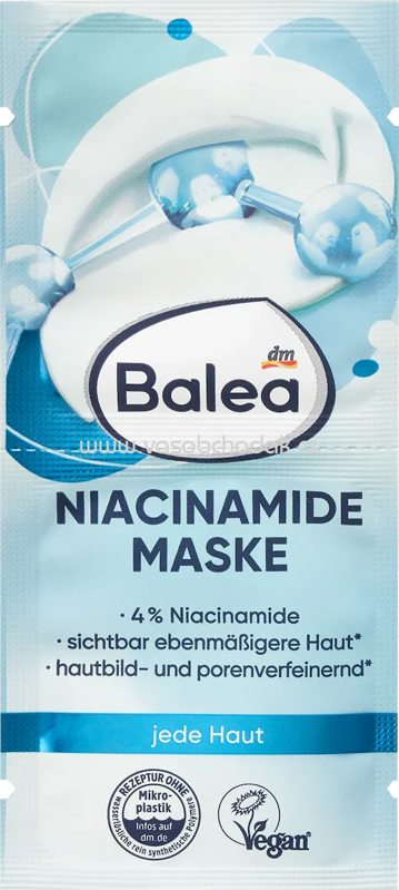 Balea Gesichtsmaske Niacinamide, 16 ml Balea Gesichtsmaske Niacinamide, 16 ml