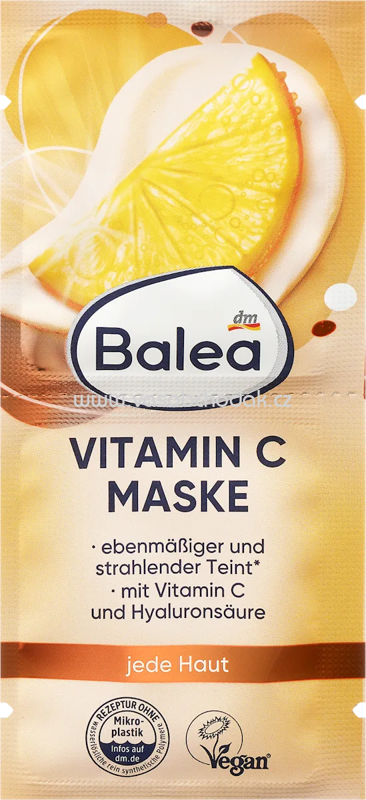 Balea Gesichtsmaske Vitamin C, 16 ml Balea Gesichtsmaske Vitamin C, 16 ml
