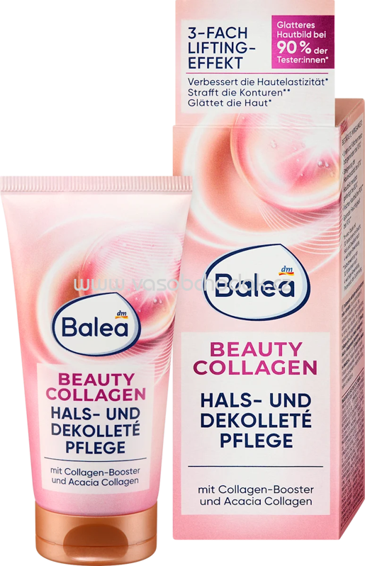 Balea Hals- und Dekolleté Pflege Beauty Collagen, 50 ml Balea Hals- und Dekolleté Pflege Beauty Collagen, 50 ml