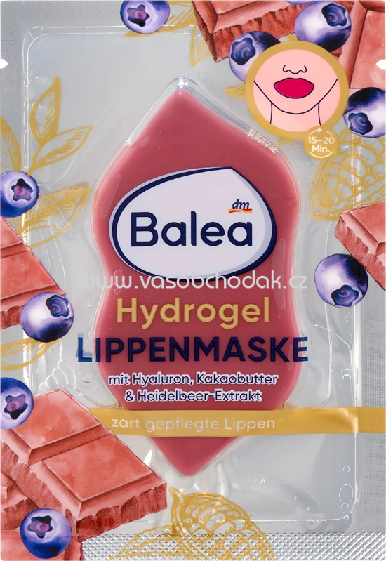 Balea Lippenmaske Kakaobutter Heidelbeere, 1 St Balea Lippenmaske Kakaobutter Heidelbeere, 1 St