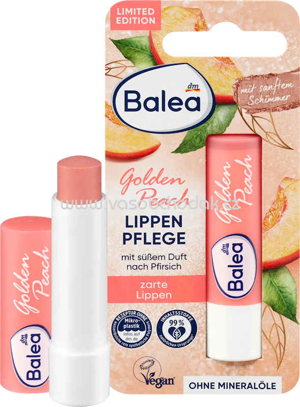 Balea Lippenpflege Golden Peach, 4,8 g Balea Lippenpflege Golden Peach, 4,8 g