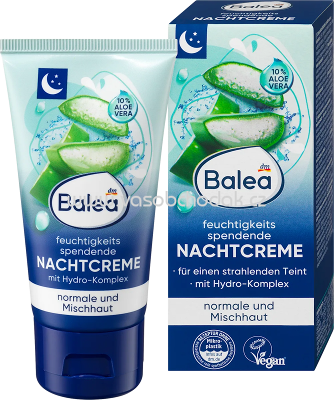 Balea Nachtcreme feuchtigkeitsspendend, 50 ml Balea Nachtcreme feuchtigkeitsspendend, 50 ml