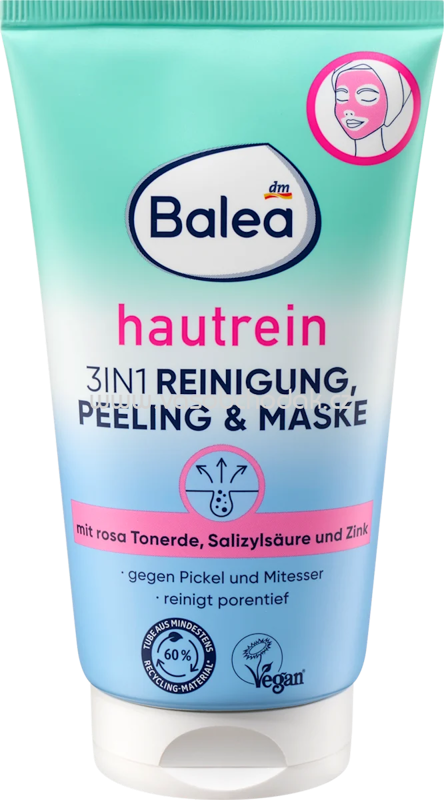 Balea Reinigung, Peeling & Maske 3in1 hautrein, 150 ml