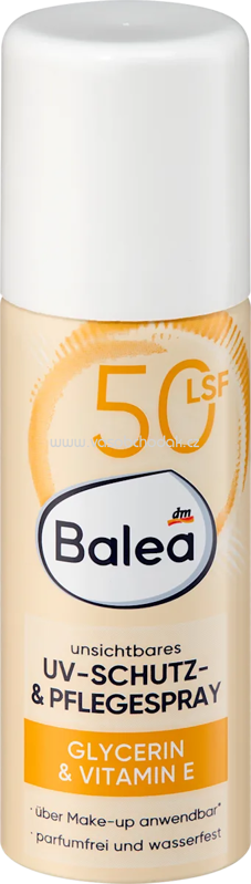 Balea Sonnenspray Gesicht UV Protection LSF 50, 50 ml Balea Sonnenspray Gesicht UV Protection LSF 50, 50 ml
