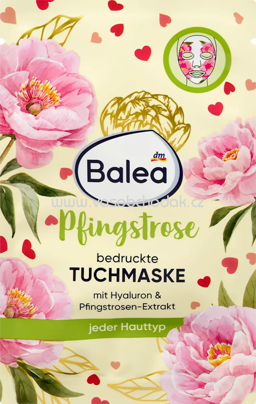 Balea Tuchmaske Pfingstrose, 1 St Balea Tuchmaske Pfingstrose, 1 St