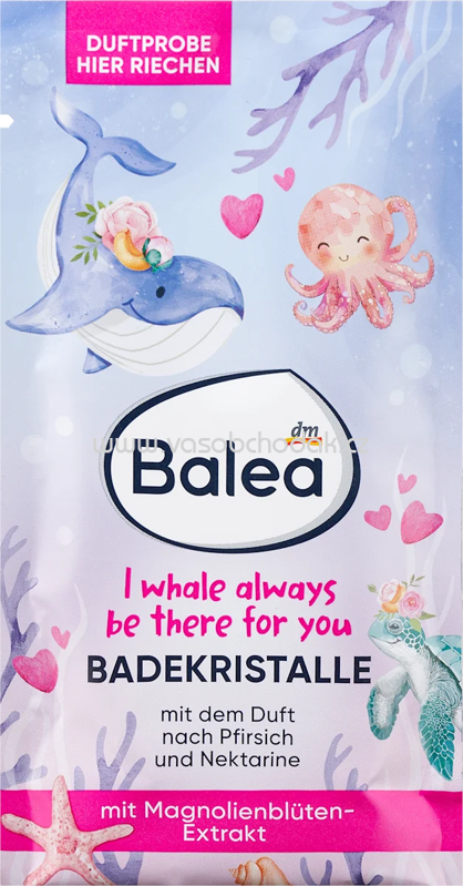 Balea Badesalz I whale always be there for you, 80 g Balea Badesalz I whale always be there for you, 80 g
