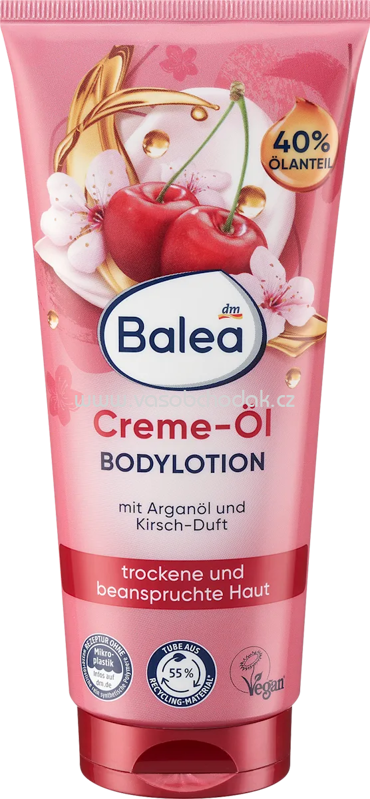 Balea Bodylotion Creme-Öl Kirsche, 200 ml Balea Bodylotion Creme-Öl Kirsche, 200 ml