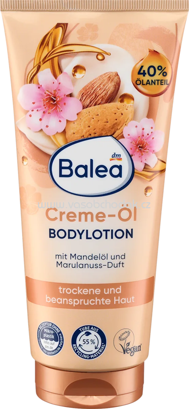 Balea Bodylotion Creme-Öl Mandelöl, 200 ml Balea Bodylotion Creme-Öl Mandelöl, 200 ml