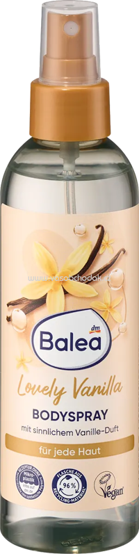 Balea Bodyspray Lovely Vanilla, 200 ml Balea Bodyspray Lovely Vanilla, 200 ml
