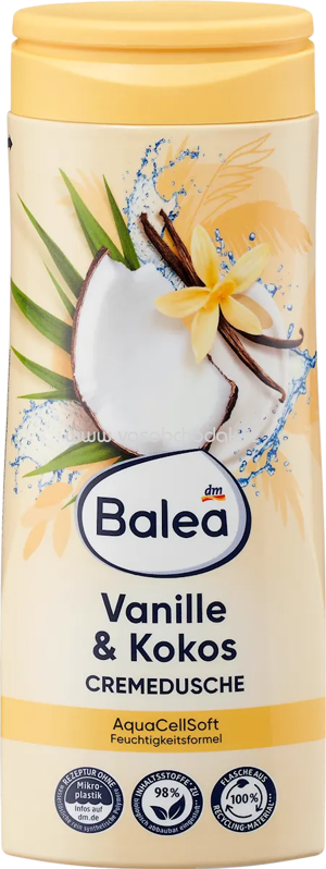 Balea Cremedusche Vanille & Kokos, 300 ml Balea Cremedusche Vanille & Kokos, 300 ml