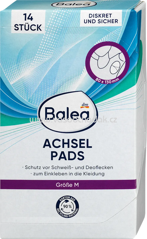 Balea Deo Achselpads Größe M, 14 St Balea Deo Achselpads Größe M, 14 St