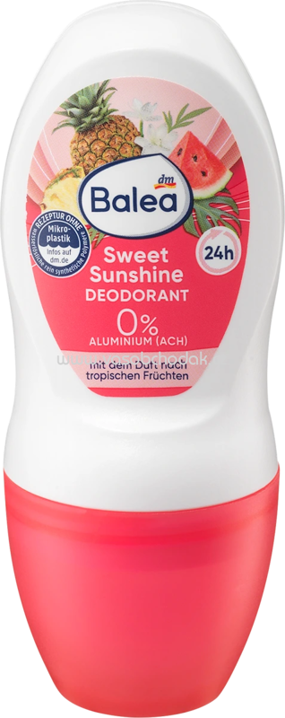 Balea Deo Roll-on Sweet Sunshine, 50 ml Balea Deo Roll-on Sweet Sunshine, 50 ml