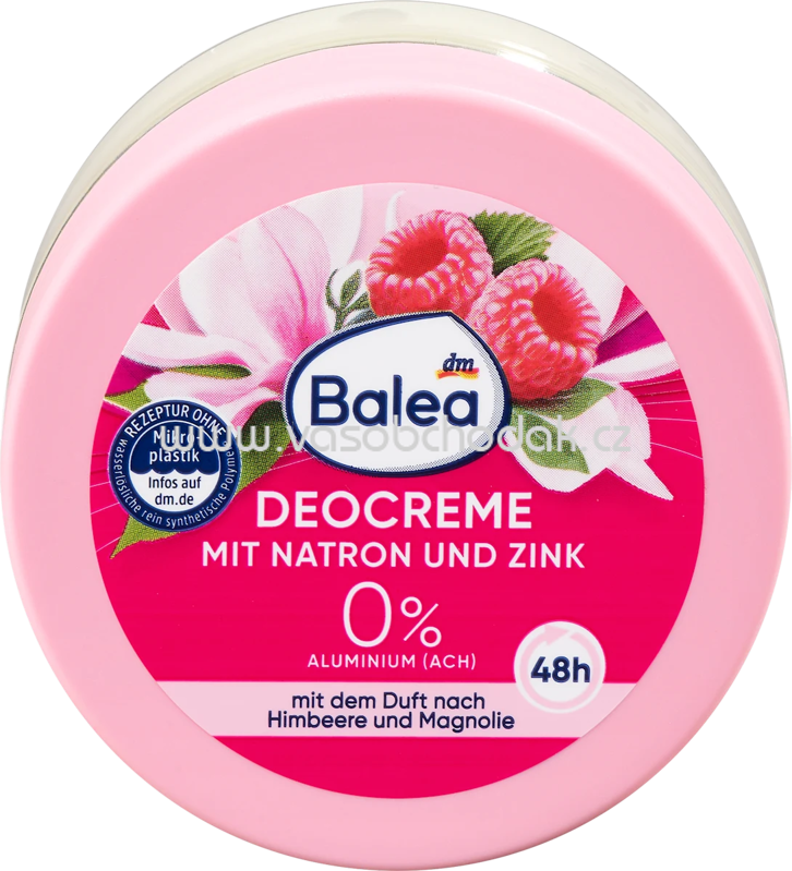 Balea Deocreme mit Natron, 50 ml Balea Deocreme mit Natron, 50 ml