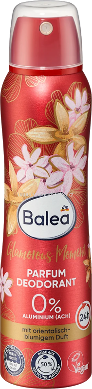 Balea Deospray Parfum Deodorant Glamorous Moment, 150 ml Balea Deospray Parfum Deodorant Glamorous Moment, 150 ml