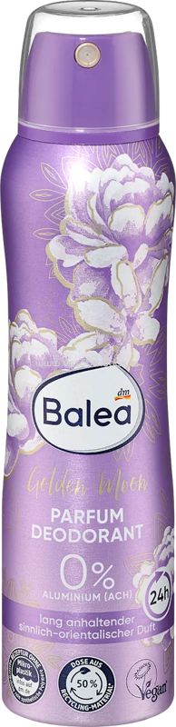 Balea Deospray Parfum Deodorant Golden Moon, 150 ml Balea Deospray Parfum Deodorant Golden Moon, 150 ml