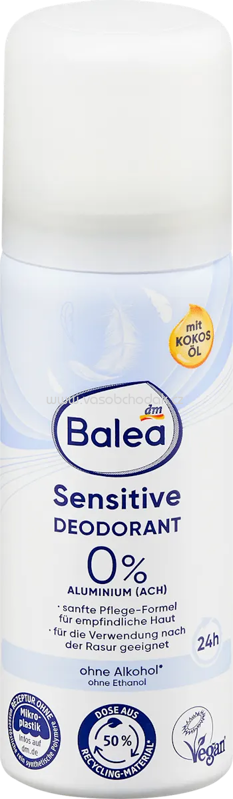 Balea Deospray Sensitive Reisegröße, 50 ml Balea Deospray Sensitive Reisegröße, 50 ml