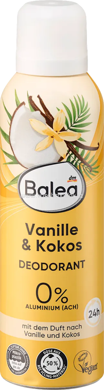 Balea Deospray Vanille & Kokos, 200 ml Balea Deospray Vanille & Kokos, 200 ml